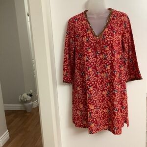 April Cornell Cotton Tunic Top Medium
